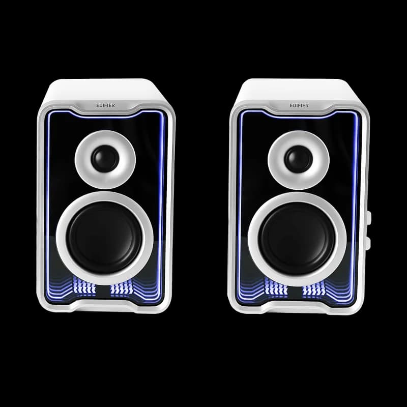 BOXE EDIFIER 2.0, RMS: 30W (2 x 15W), Bluetooth 5.4, USB-A, AUX, WHITE, "QR30-W" — miniatură
