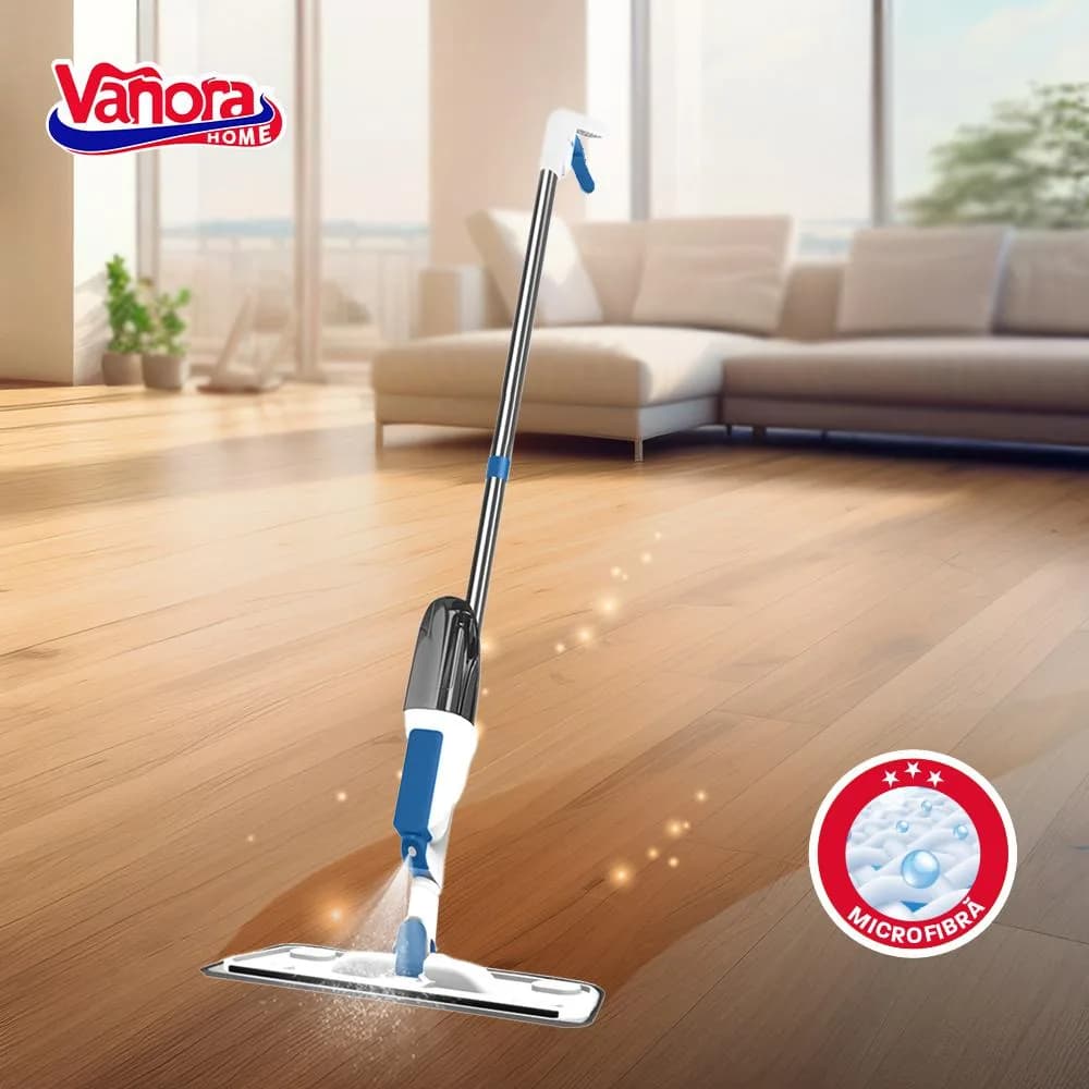 MOP SPRAY CU REZERVOR DETASABIL 350 ML, ALBASTRU, FAST CLEAN, VANORA HOME — miniatură