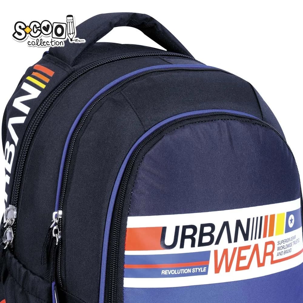 Ghiozdan anatomic light, 41x28x17 cm, URBAN WEAR - S-COOL — miniatură