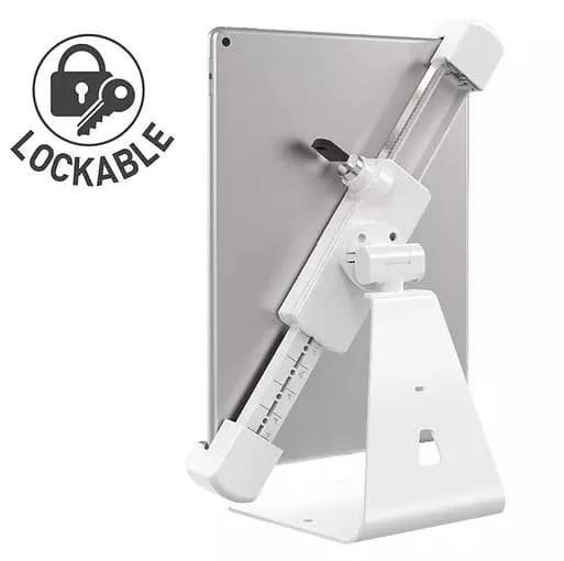 Stand tableta si telefon mobil Barkan T71HL, 7" - 14", Greutate maxima 1.4kg, Culoare: Alb. — miniatură