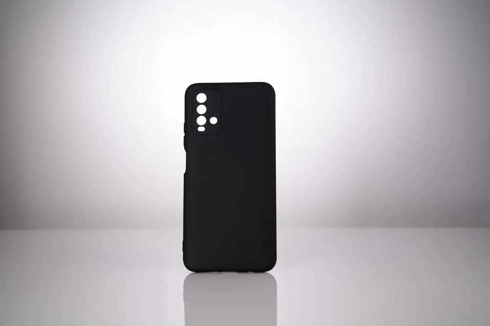 Husa Xiaomi Redmi Note 9 Spacer, negru, grosime 2mm, material flexibil silicon + interior cu microfibra "SPPC-XI-RM-N9-SLK" — miniatură