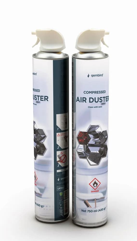 SPRAY curatare cu AER COMPRIMAT, GEMBIRD, 750 ml, "CK-CAD-FL750-01"