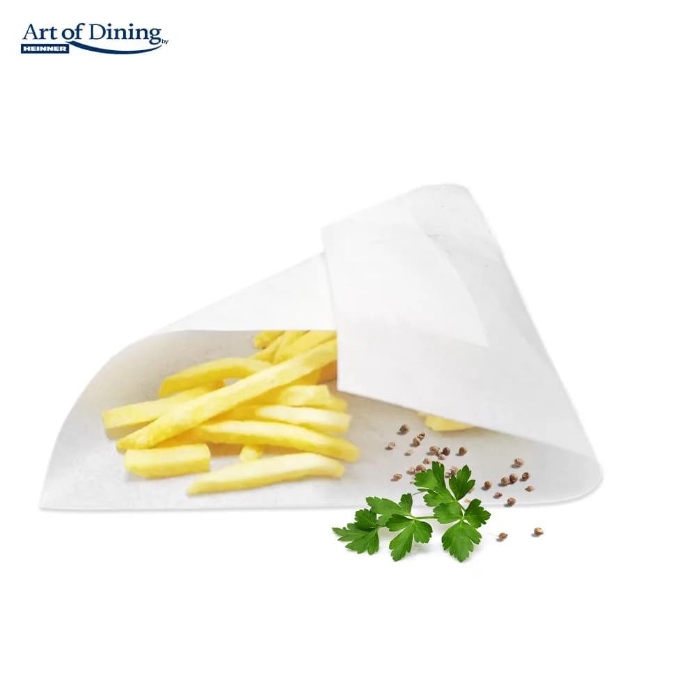SET 500 BUCATI HARTIE IMPERMIABILA REZISTENTA LA GRASIME ALBA, 200 x 250 MM, ART OF DINING — miniatură