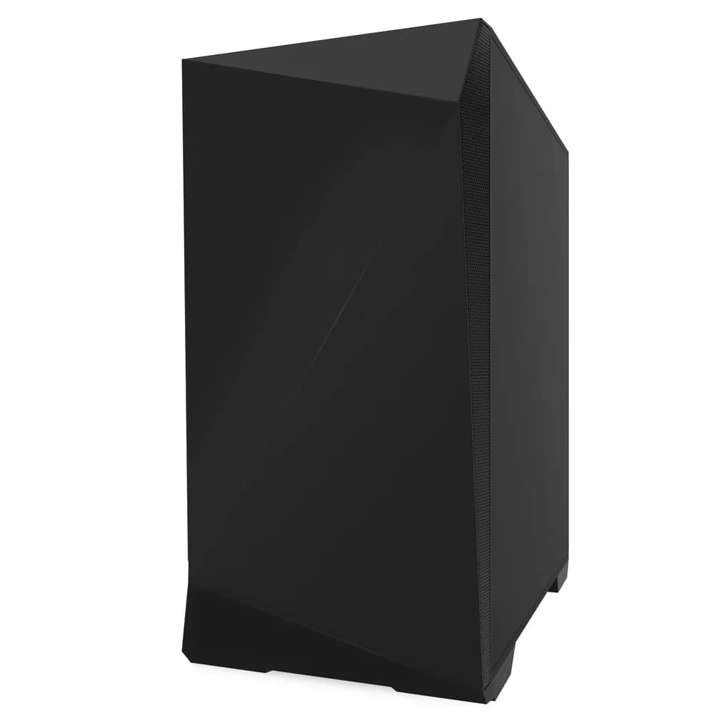 CARCASA Zalman "Z1 Iceberg", middle tower, fara sursa, suporta 5xfan, 3xfan inclus, USB 3.1 gen1 x 2, USB 2.0 x 1, audio+mic, 4 sloturi expansiune, negru "Z1 Iceberg Black" — miniatură