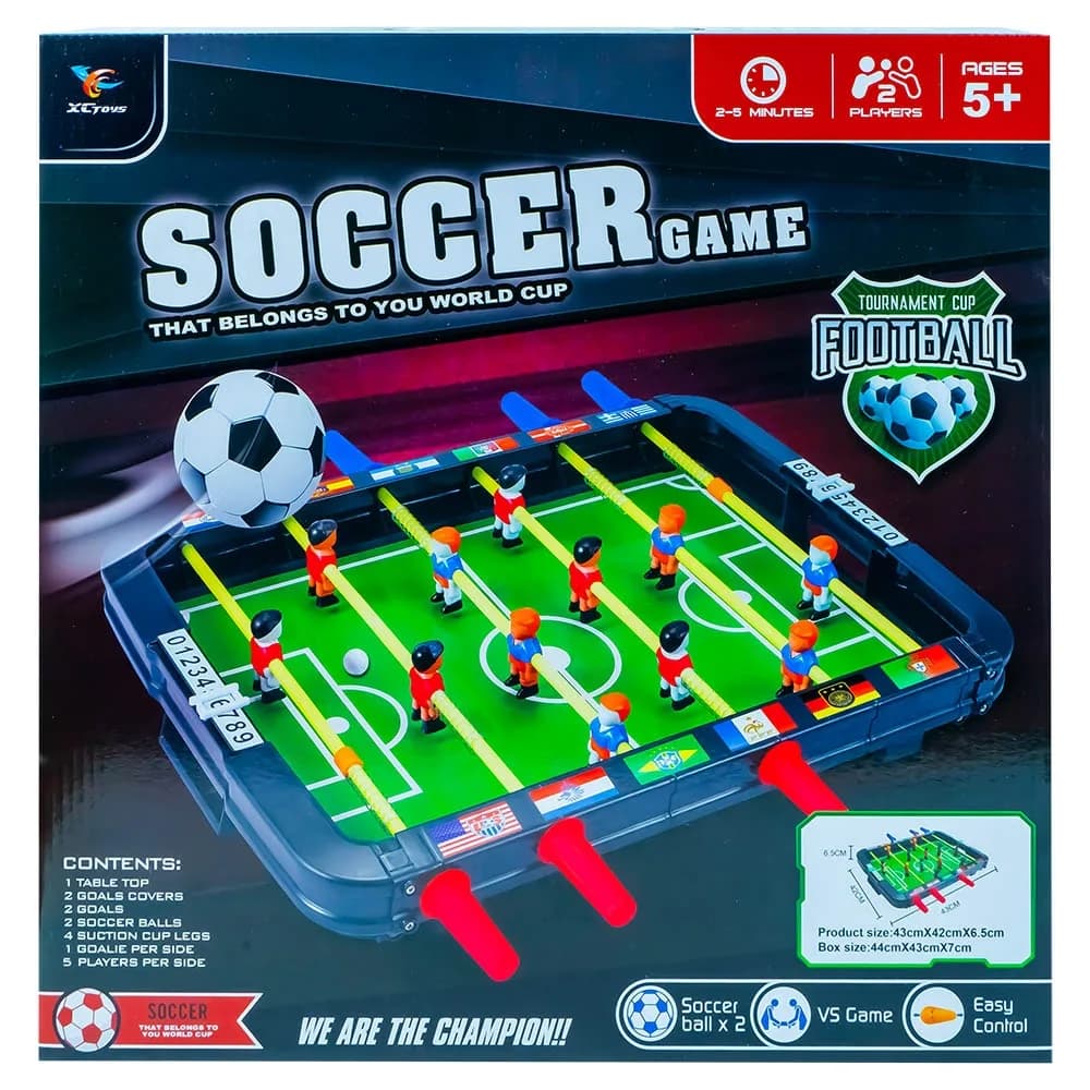 Joc Fotbal de masa, 43x6.5x42 cm
