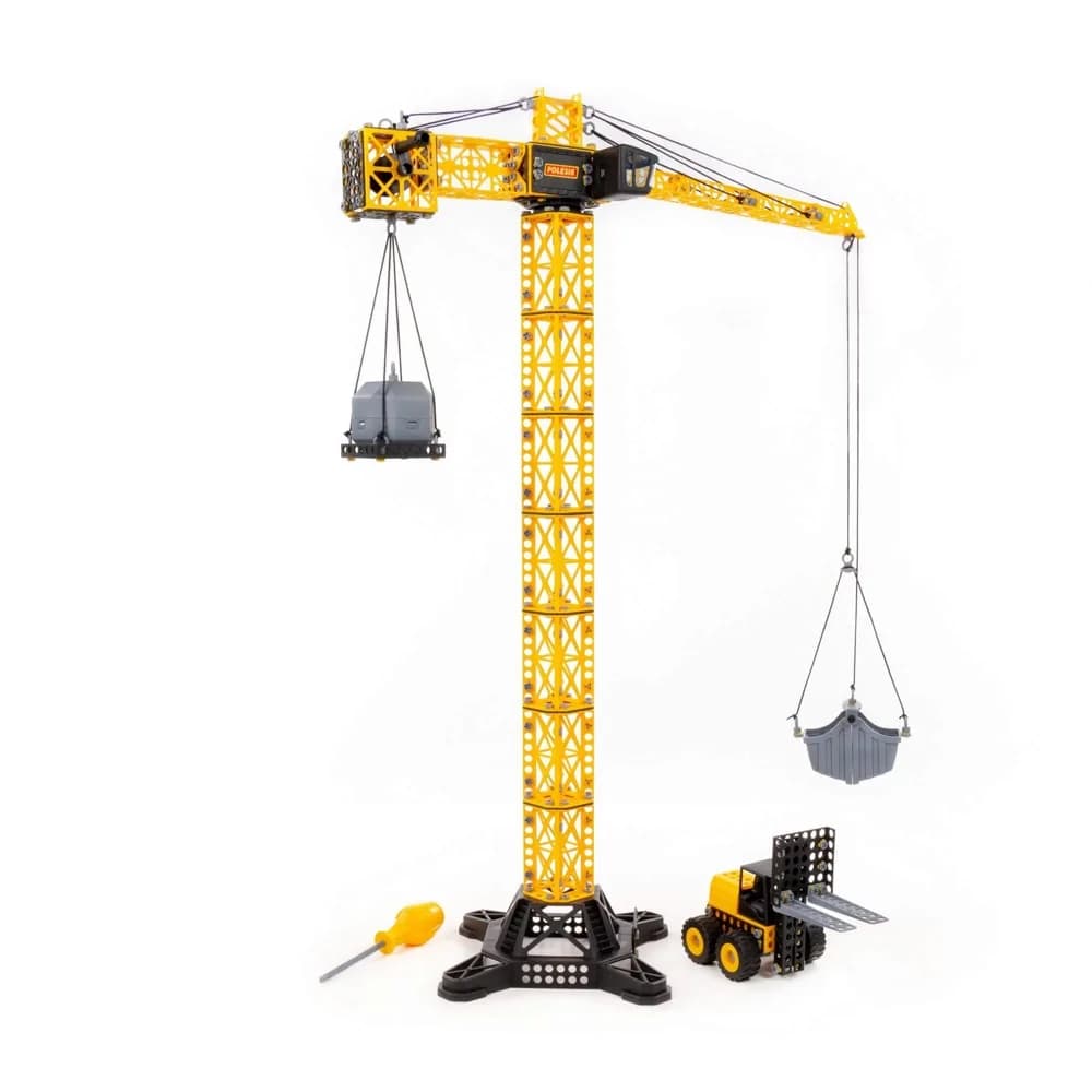 Macara turn JUMBO, cu stivuitor, 68x26x93 cm, Polesie — miniatură