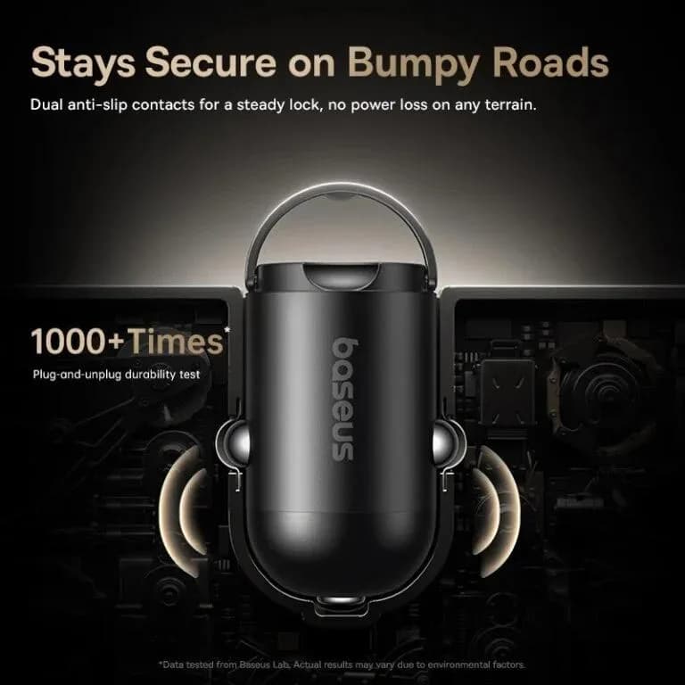 INCARCATOR auto Baseus PrimeTrip VP2, Quick Charge 45W, 1 x USB Type-C, pt. bricheta auto, include cablu USB Type-C la USB Type-C 1m, negru "C0206800" - 6932172696511 — miniatură