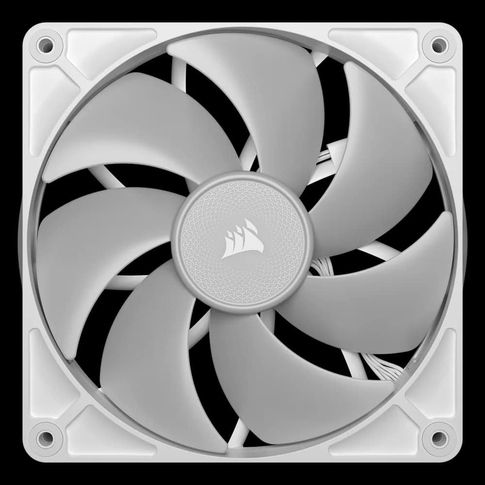 VENTILATOR Corsair iCUE LINK RX140 1x140mm RGB ALB, viteza 0.300-1700 RPM +/- 10%, 18.1-95.7 CFM, Presiune Statica: 0.15-3.79 mm-H2O, 10-36dBA, Prindere magnetica, Lungime cablu 135mm "CO-9051023-WW" — miniatură