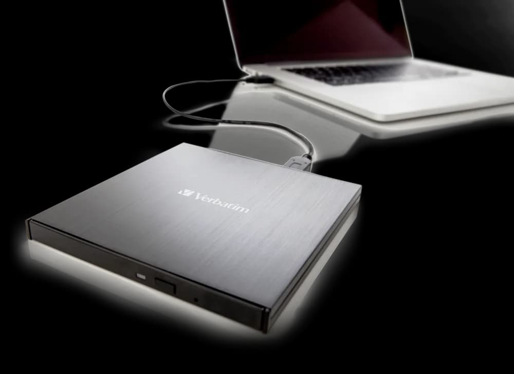 CD/DVD WRITER VERBATIM USB 3.2 + USB-C "43886" — miniatură