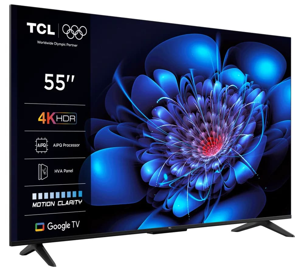 Televizor TCL LED 55P61K, 139 cm, Smart Google TV, 4K Ultra HD — miniatură