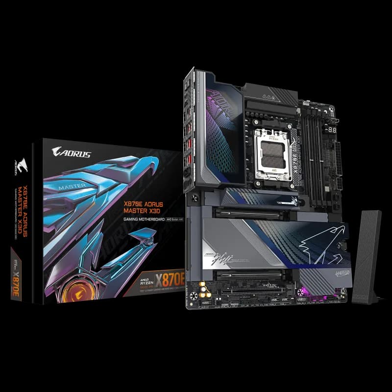 Placa de baza Gigabyte X870E AORUS MASTER X3D, Socket AM5, DDR5, ATX