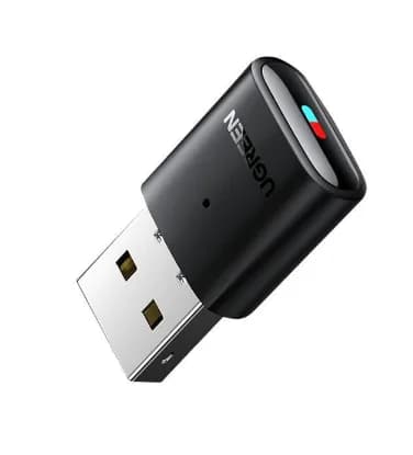 ADAPTOARE Bluetooth Ugreen,"CM408"conectare USB 2.0,suporta doar conectare casti bluetooth,distanta 10 m (pana la), Bluetooth v5.0, antena interna,negru "10928"-6957303819287