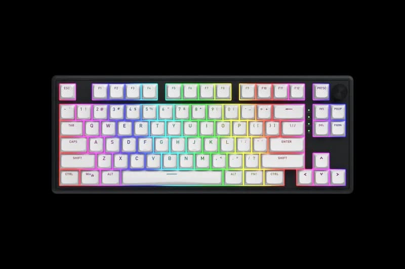 Tastatura Mecanica Gaming HATOR Skyfall Wireless 80, RGB, Wireless, Negru
