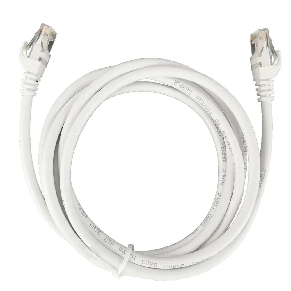 PATCH CORD UTP SPACER Cat6, cupru-aluminiu, 2 m, alb, AWG26, "SPPC-UTP-CAT6-2M"