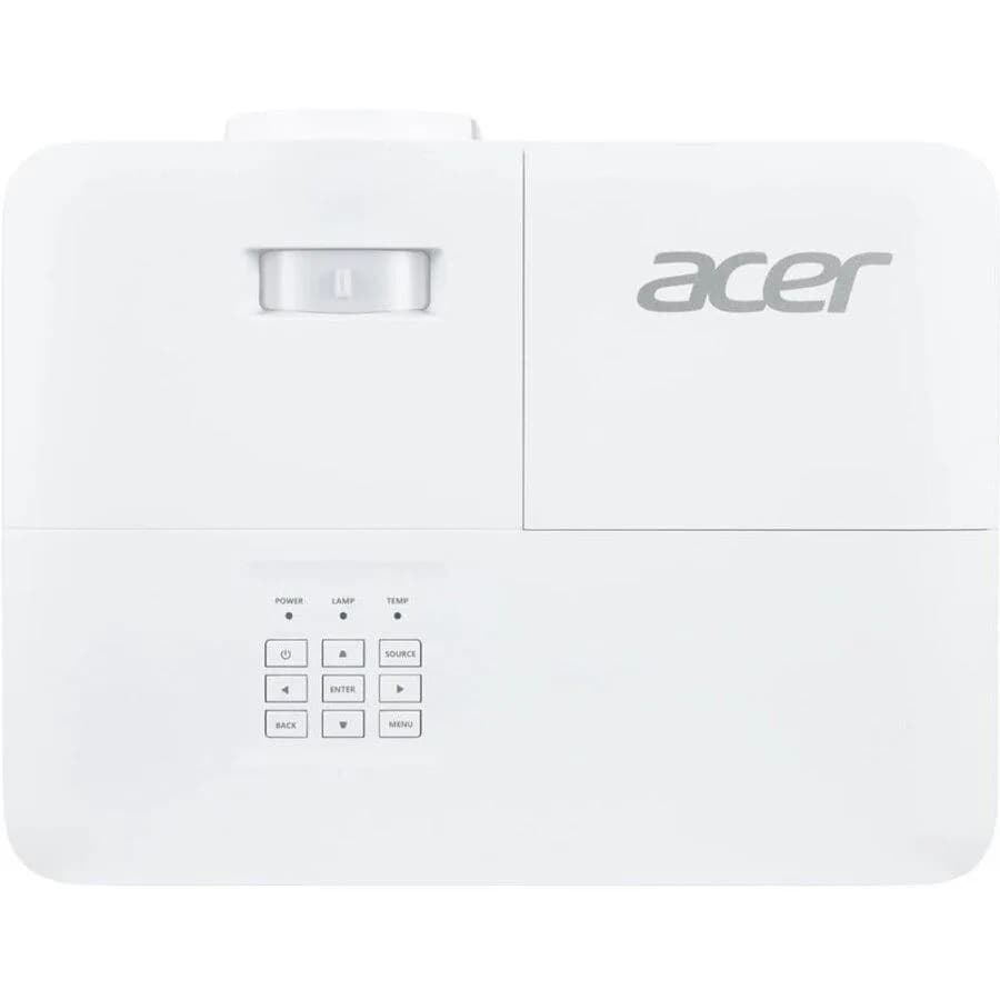 Videoproiector Acer H6542, FHD 1920*1080, up to WUXGA 1920*1200, 4.000 lumeni, 16:9/ 4:3, 13.000:1, diagonal maxima 300", distanta maxima de proiectie 10 m, boxa 3W, lampa 5.000/ 20.000 ore, 29- 33 dB, 2.4 kg, 2 *HDMI, PC audio out, DC Out (5V/1.5A, USB Type A), RS232, cablu HDMI inclus, telecomanda