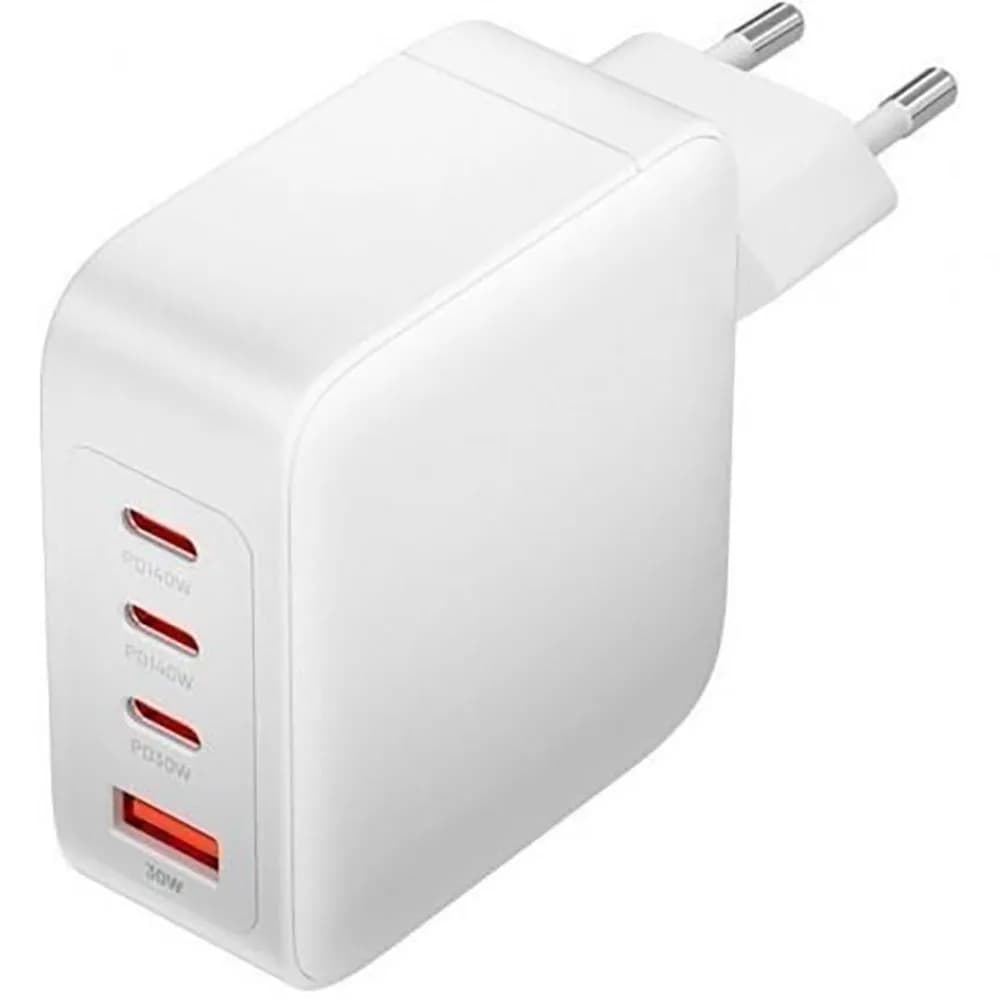 Alimentator retea Vention, 3 x USB-C (140W/140W/30W), 1 x USB-A (18W), GaN, PD, QC, Cablu USB-C 1.5m inclus, alb, "FEIW0-EU"