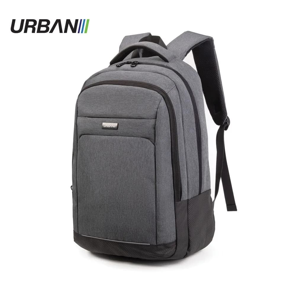 Ghiozdan compartiment laptop, URBAN GRAY, 32x19x47 cm - OFFISHOP — miniatură