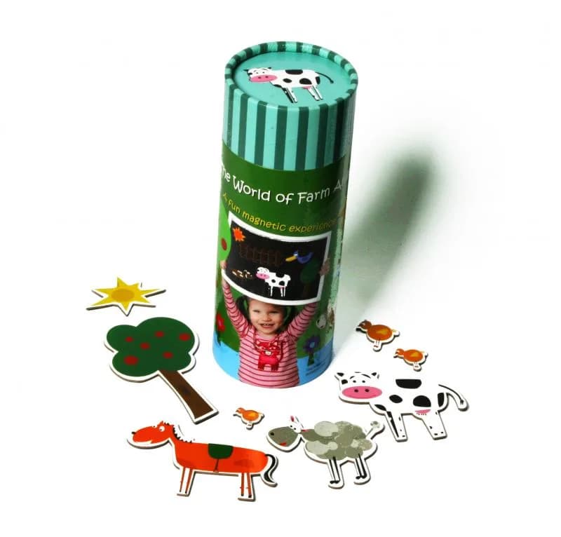 "Ferma AnimalelorO experiență magnetică distractivăCompleteazăcunoștințele de zoologie ale copilului tău într-un moddistractiv. Idealipentru preșcolari, cei 24 de magneți ce ilustreazăanimale domestice vorstârni nevoia de cunoaștere a celor mici și îivor ajuta să recunoascăușor animalele pe care le — miniatură