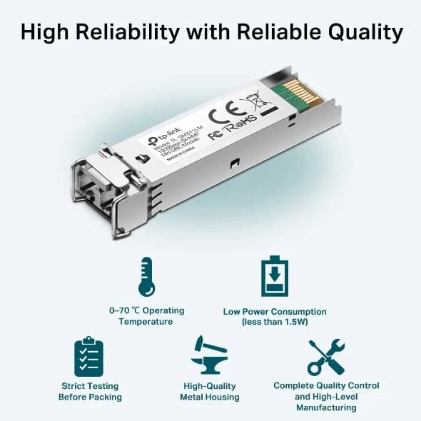 MODUL SFP TP-LINK MiniGBIC, Multi-mode, conector LC, pana la 550m distanta "SM311LM" — miniatură