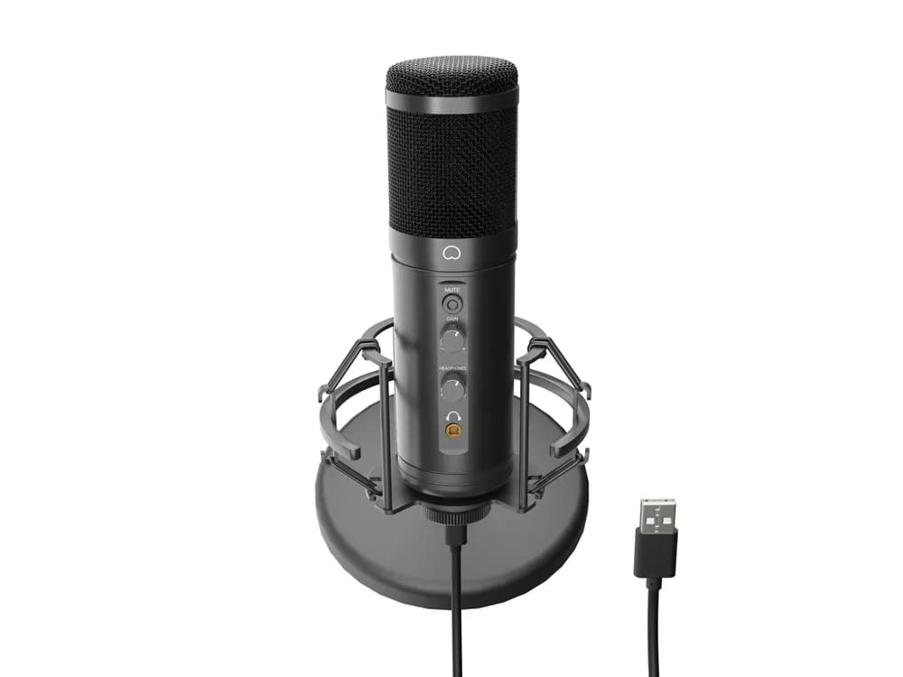 Microfon GENESIS Radium 600 G2, tip Condenser, USB/3.5 mm — miniatură