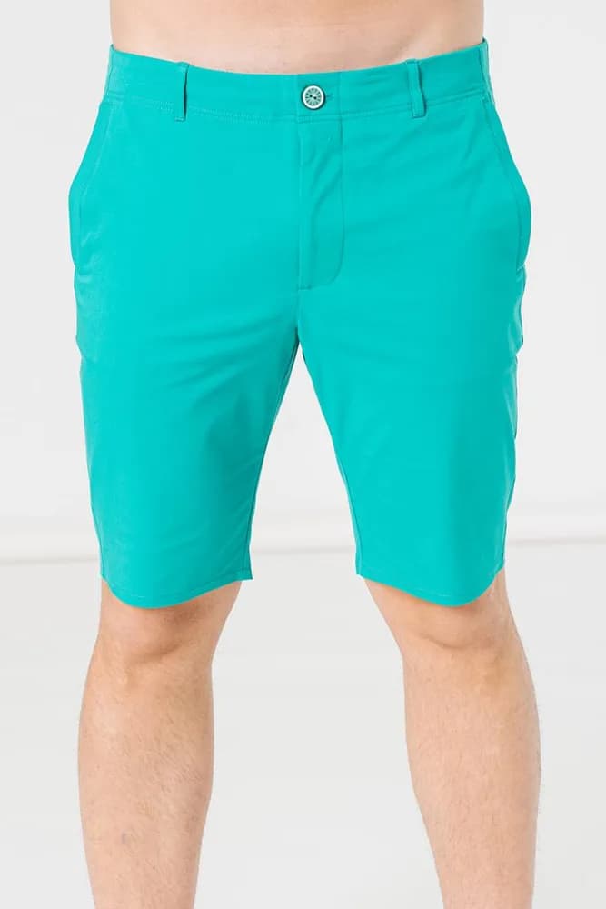PANTALONI SCURT CASUAL BARBATI GREEN L — miniatură