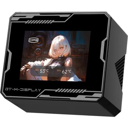 COOLER PCCooler "GT360M ARGB Display", skt. Intel si AMD, racire cu lichid, 3 x 120mm, viteza rotatie pompa 2600 RPM, 3000 RPM, ARGB adresabil, negru "GT360M ARGB Display BK" — miniatură