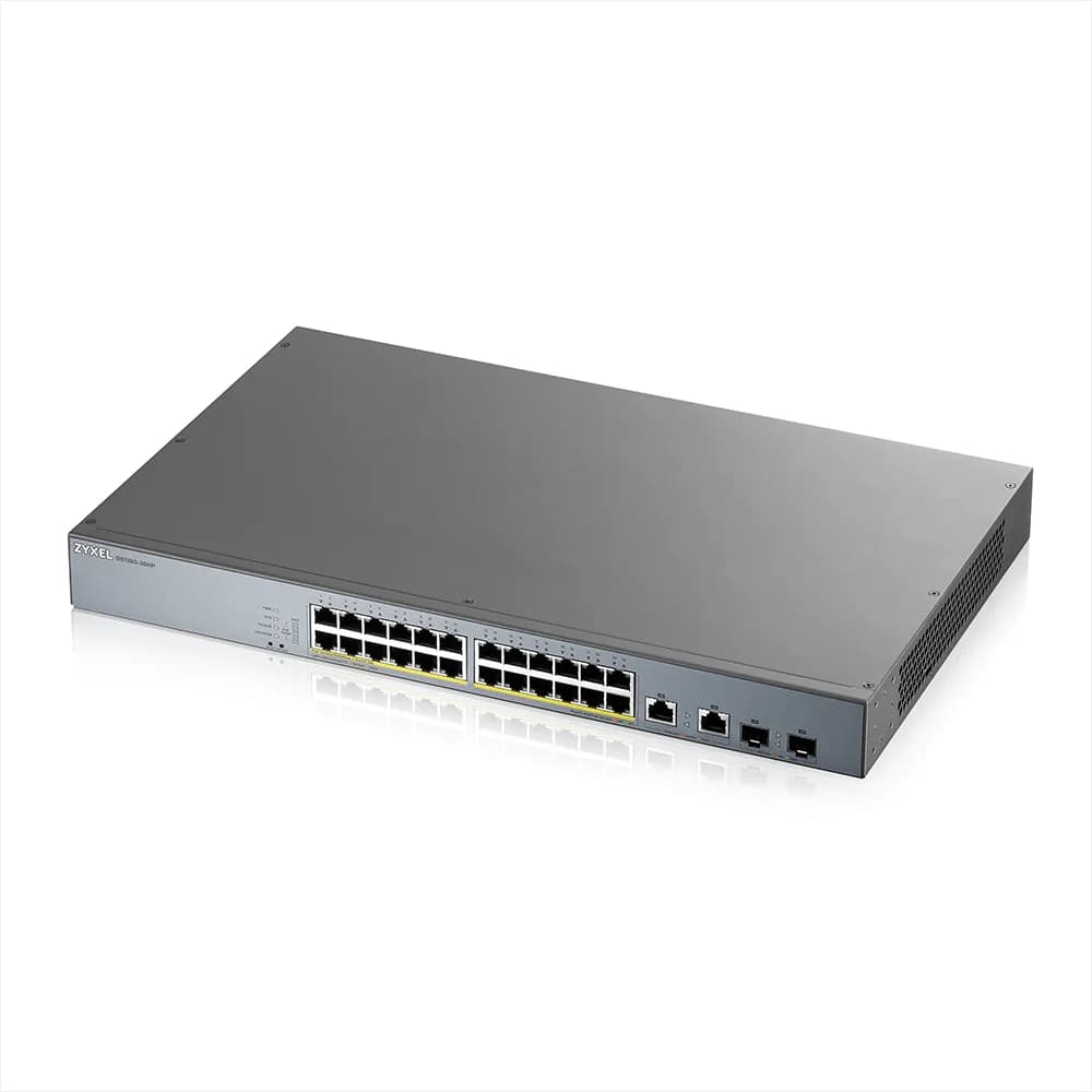 ZYXEL GS1350-26HP 24-PORT GBE POE SWITCH — miniatură
