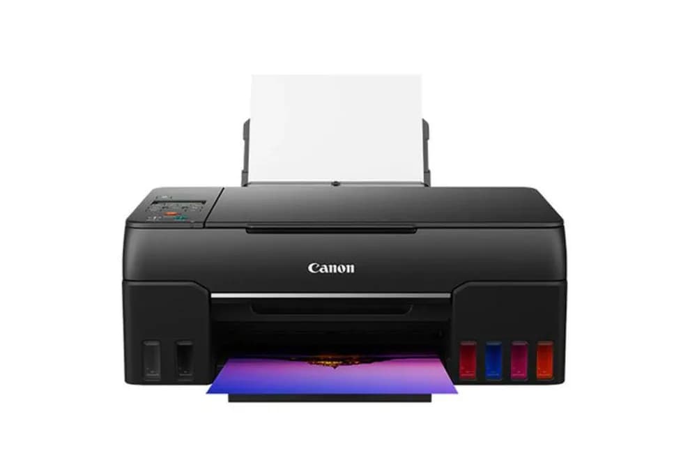 Multifunctional inkjet color CISS Canon Pixma G640, dimensiune A4,viteza 3.9 ppm alb-negru, rezolutie 4800x1200dpi, alimentare hartie 100coli, Scanner CIS, rezolutie scanare:600 x 1200, 99 copii max, zoom:25%-400%, format hartie: A4, A5,B5, interfata: USB, WIFI, consumabile:GI-43BK, C, M, Y, R — miniatură