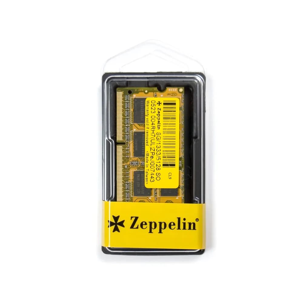 MEMORIE SODIMM Zeppelin DDR3 8GB frecventa 1333 MHz, retail "ZE-SD3-8G1333"