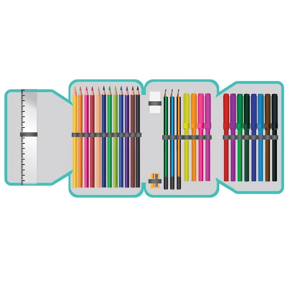 Penar echipat, 1 fermoar, 2 extensii, 32 piese, FOLLOW YOUR DREAMS - S-COOL — miniatură