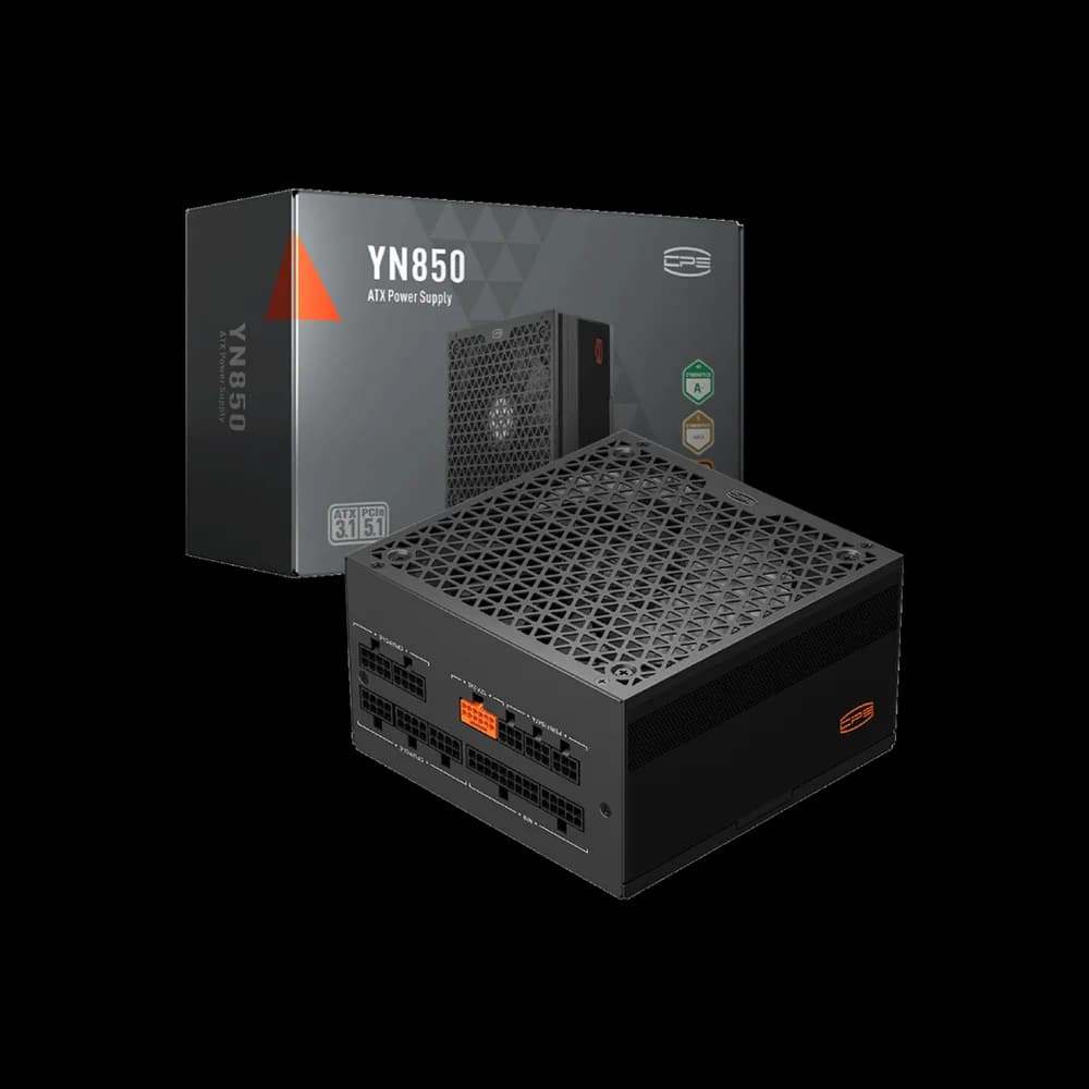Sursa PCCooler "YN850", 850W, certificare 80 Plus Gold, modular, fan 135mm, negru, "P5-YN850-G1F" — miniatură