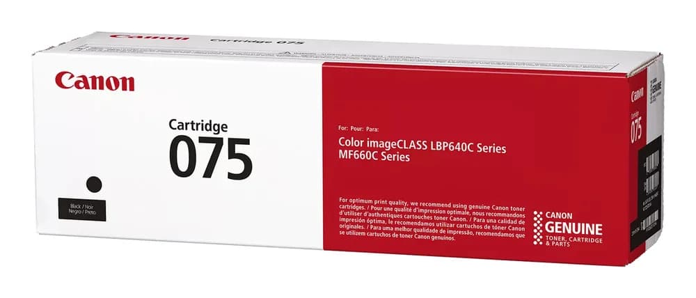 Toner Original Canon Black, CRG-075BK, pentruLBP646|LBP647|MF664|MF667, 1.4K, "6365C002AA" — miniatură