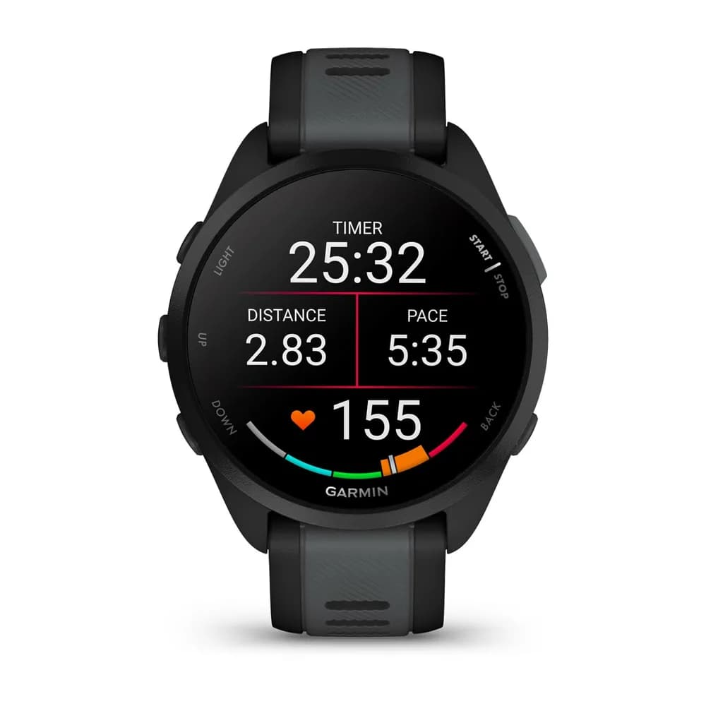 Smartwatch Forerunner 165 Music Black/Slate grey "010-02863-30" — miniatură