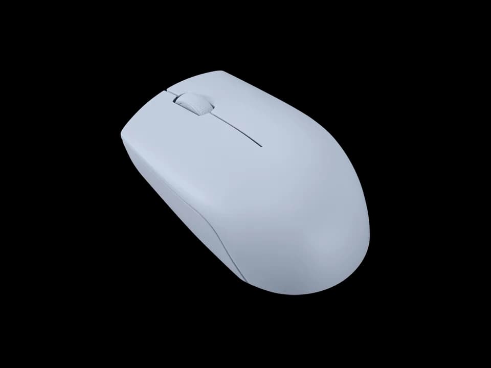 Mouse Wireless LENOVO 300, 1000 dpi, Albastru — miniatură