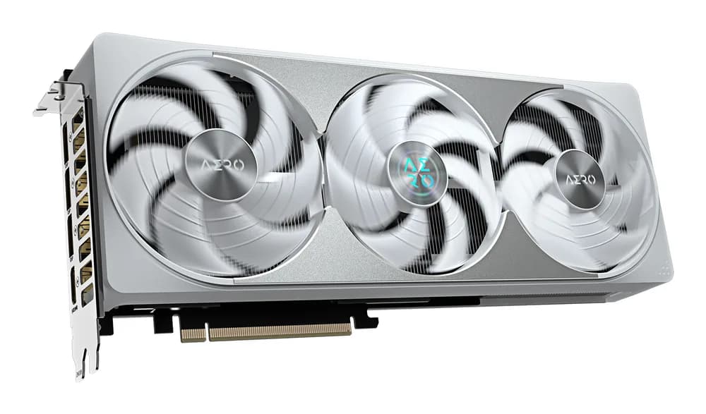 Placa video Gigabyte GeForce RTX 5080 Aero OC SFF 16G, 16384 MB GDDR7 "GV-N5080AERO OC-16GD" — miniatură