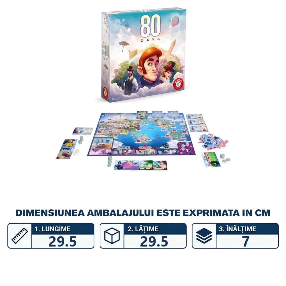 Joc de societate - 80 days - Piatnik — miniatură