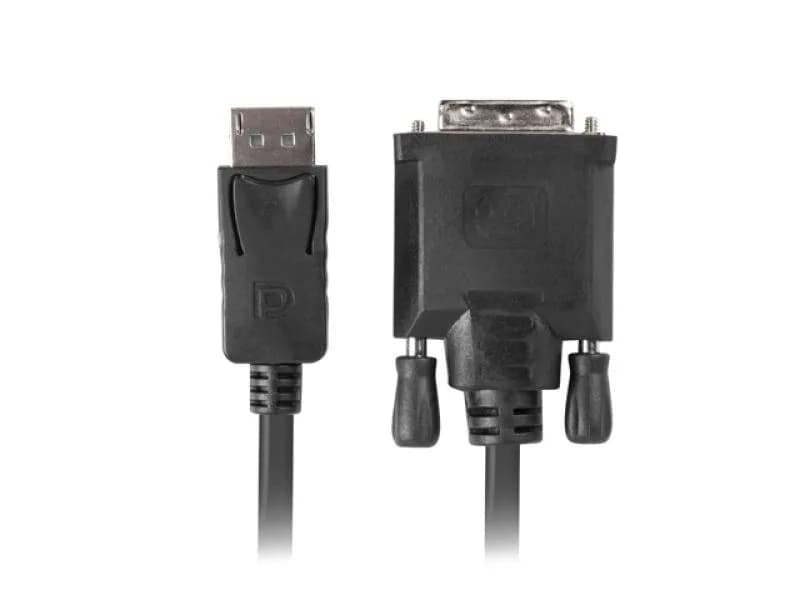 Cablu DisplayPort(M) v1.2 DVI-D(M)(24+1) 1,8 m negru Dual Link