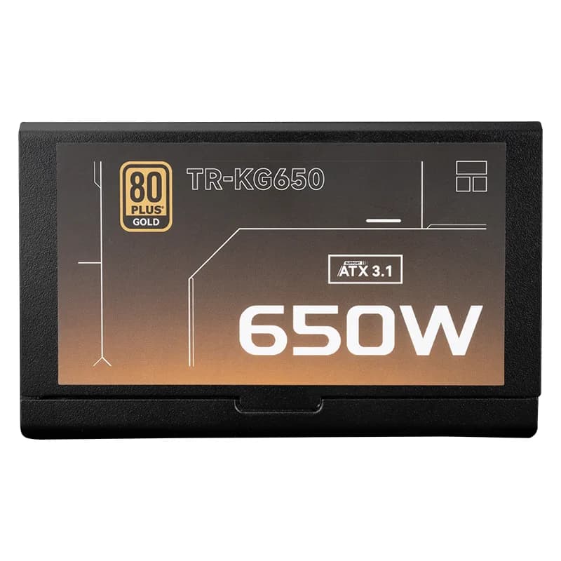 SURSA Thermalright "TR-KG650", 650W, certificare 80 Plus Gold, modular, LLC, DC to DC, fan 120mm, negru, "TR-KG650" — miniatură