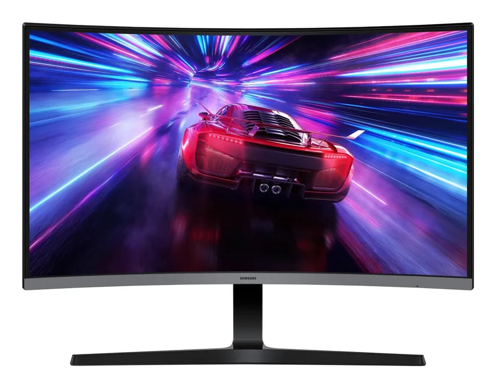 Monitor VA LED Samsung 27" LS27D390GAUXEN, Full HD (1920 x 1080), VGA, HDMI, Ecran curbat, 100 Hz, 4 ms (Negru) "LS27D390GAUXEN" — miniatură