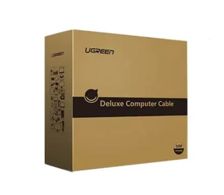CABLU video Ugreen, "HD104" HDMI (T) la HDMI (T), rezolutie maxima 4K UHD (3840 x 2160) la 60 Hz, conectori auriti, 15m, negru "10111"- 6957303811113 — miniatură