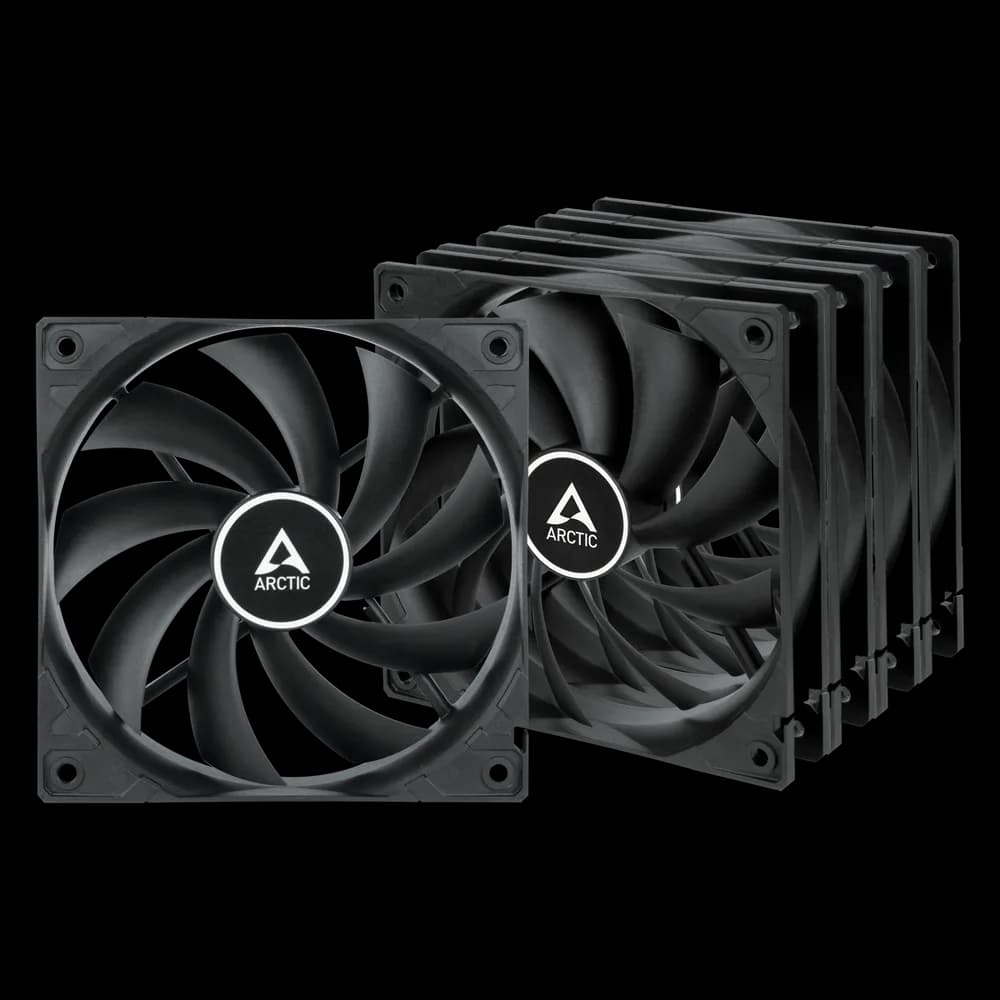 VENTILATOR ARCTIC PC, F12 (Black) - 5 Pack,"ACFAN00248A"