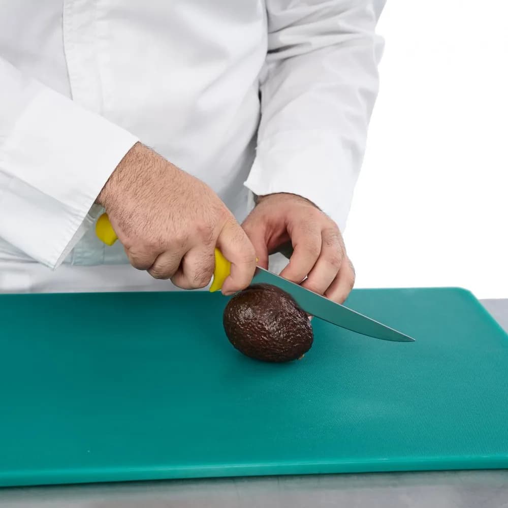 CUTIT DEZOSAT PROFESIONAL 18 CM, GALBEN, CHEF LINE, COOKING BY HEINNER — miniatură
