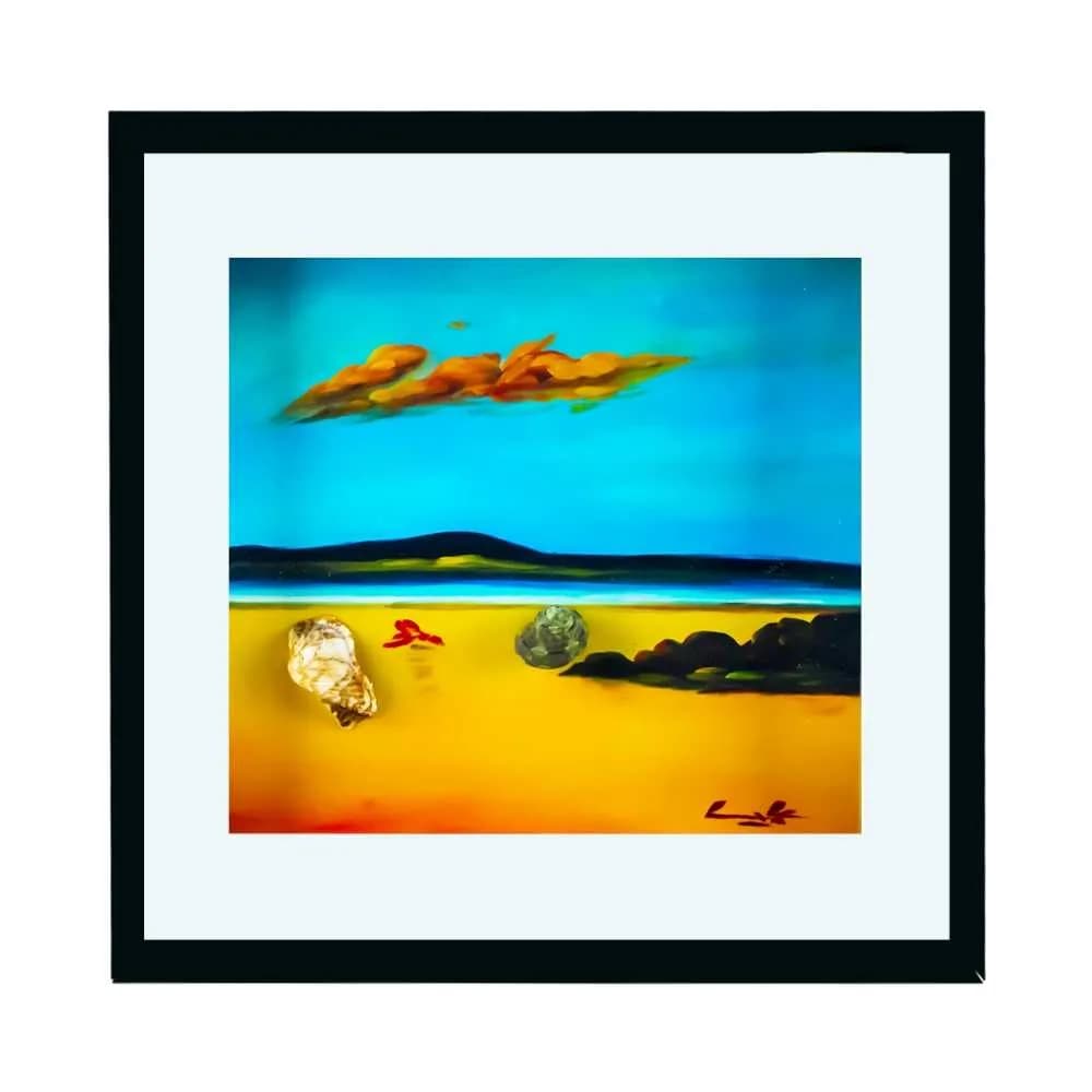 Tablou plastic + sticla, 33x33 cm — miniatură
