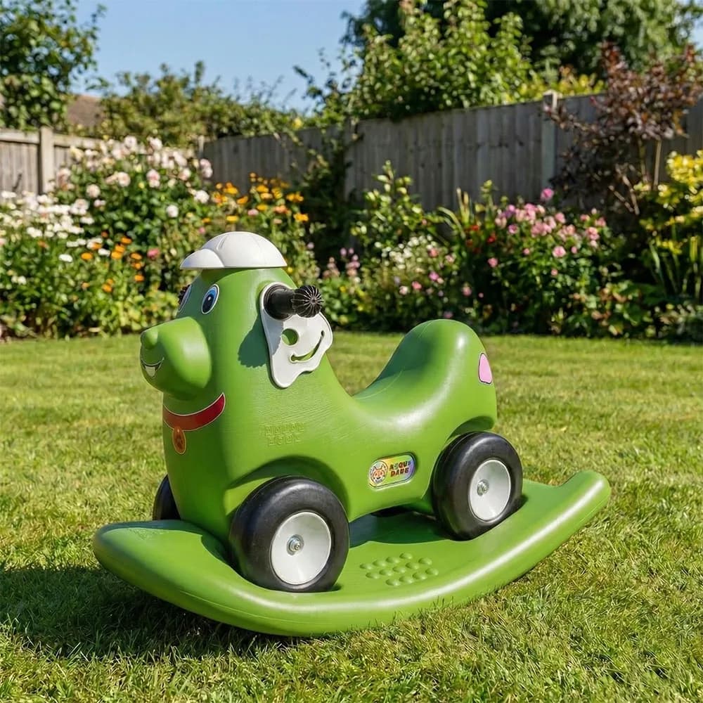 Catel balansoar 2 in 1, verde - ROBENTOYS — miniatură