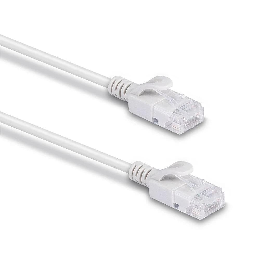 Cablu ultraslim internet Lindy, lungime 2m Cat.6A U/UTP LSZH, latime de banda suportata 500MHz, gri — miniatură