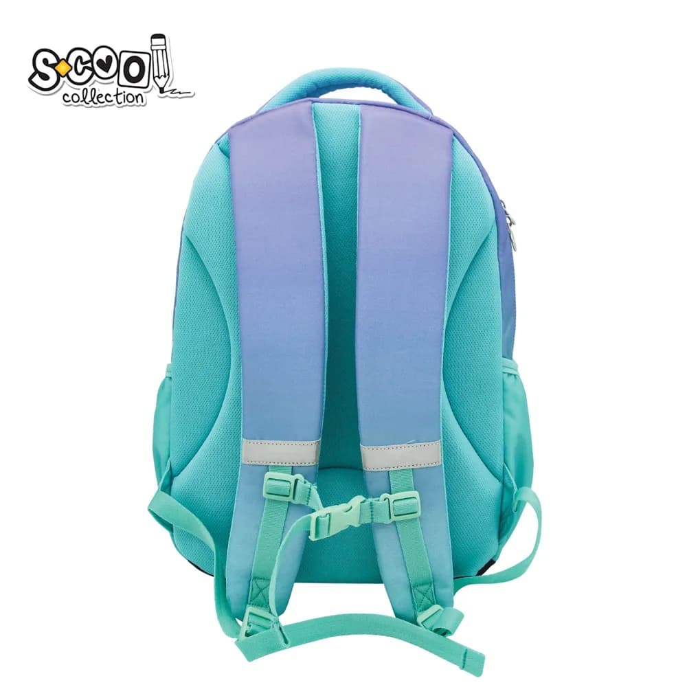 Ghiozdan ergonomic, compartiment laptop, 42x31x16 cm, GOOD VIBES - S-COOL — miniatură