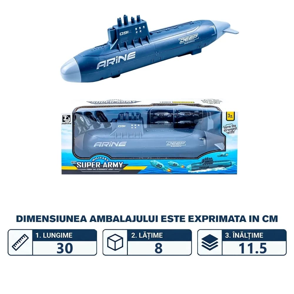 Submarin cu lansator de proiectile — miniatură