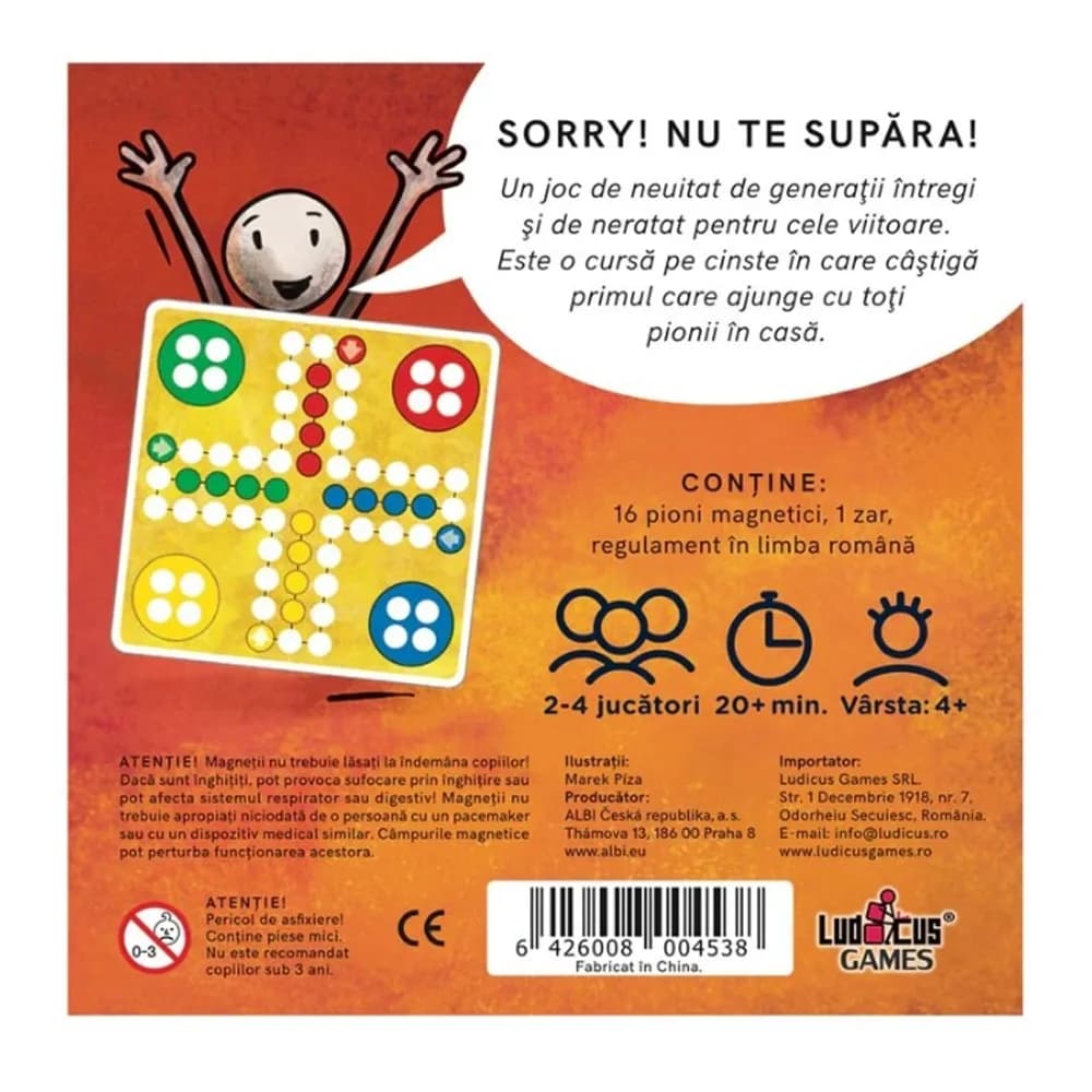 Joc magnetic - Sorry! Nu te supara! — miniatură