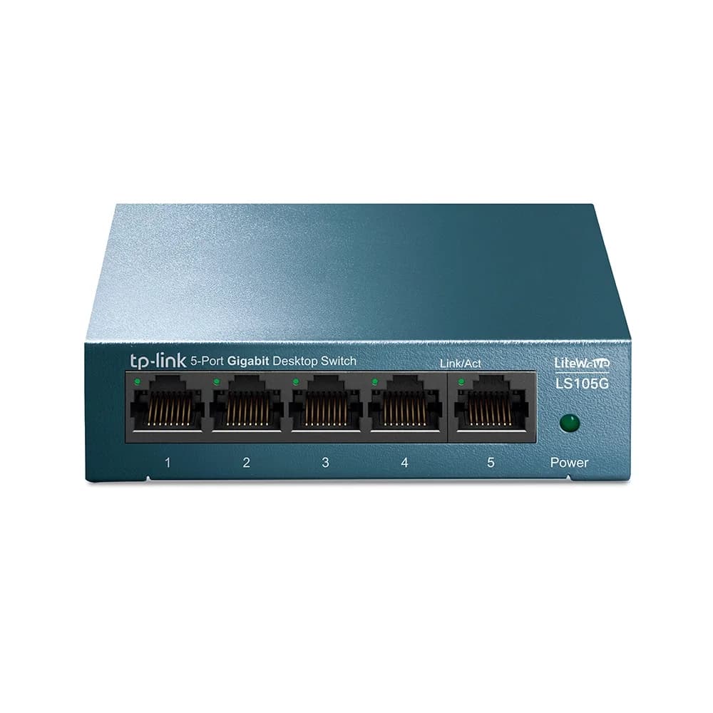 SWITCH TP-LINK 5 porturi Gigabit LiteWave carcasa metalica "LS105G"