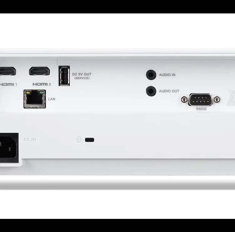 Videoproiector Acer P5550, FHD 1920* 1080, 5.200 lumeni, up to WUXGA 1920* 1200, 16:9/ 4:3, 18.000:1, dimensiune maxima imagine 7.62 m (300"), zoom 1.3x, 2* HDMI, HDBaseTx 1, RJ45, audio in/ out, USB Type-A Out, DC Out (5V/1.5A), boxa 10W, RS232, D-sub, DLP 3D Ready, HDMI 3D Ready, 144Hz 24p 3D — miniatură